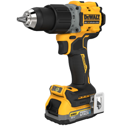 DEWALT DCD800E2T-QW Trapano avvitatore compatto 2 batterie 18V Powerstack Brushless