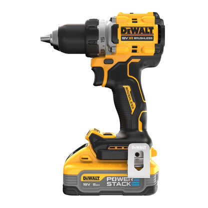 DEWALT DCD800H2T-QW Trapano avvitatore brushless 2 velocità con 2 batterie Powerstack 5.0Ah