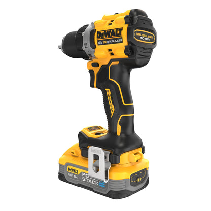 DEWALT DCD800H2T-QW Trapano avvitatore brushless 2 velocità con 2 batterie Powerstack 5.0Ah