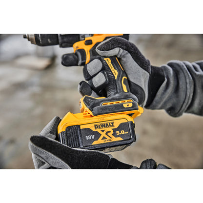 DEWALT DCD805P2T-QW 18V Akku-Schlagbohrschrauber (bürstenlos) mit 2 Akkus 18V ​​5,0Ah