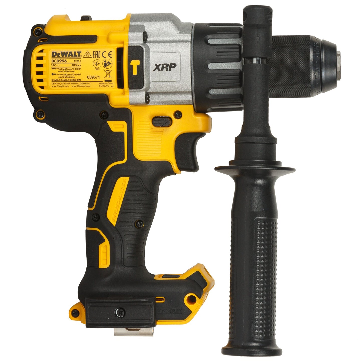 DEWALT DCD996NT-XJ 18 Volt Akku-Dreigang-Schlagbohrschrauber (bürstenlos), ohne Akkus und Ladegerät