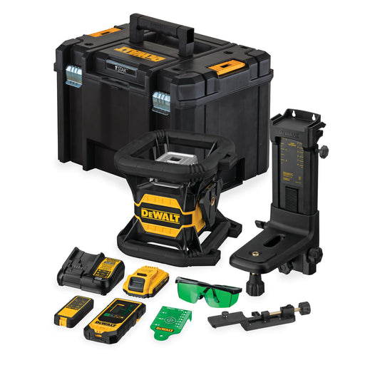 DEWALT DCE080D1GS-QW Laser rotante con 1 batteria XR 18V 2.0Ah, raggio verde