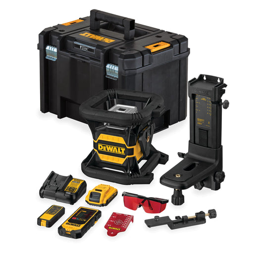 DEWALT DCE080D1RS-QW Laser rotante 1 batteria XR 18V 2.0Ah, raggio rosso