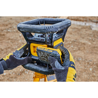 DEWALT DCE080D1RS-QW 18V XR Tool Connect Red Rotary Laser with 1 x 2Ah Lithium Ion Battery