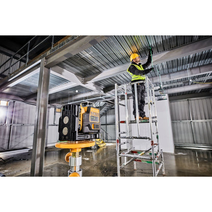 DEWALT DCE0811D1G-QW 12V XR 2X360° Green Laser with 1 x 2.0Ah Lithium Ion battery