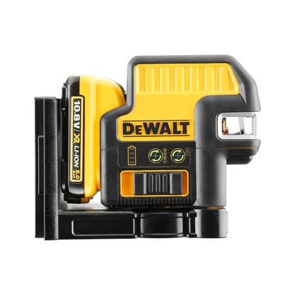 DEWALT DCE0822D1G-QW Tracciatore laser con raggio verde a 2 punti con 1 batteria 10.8V 2.0Ah, classe 2