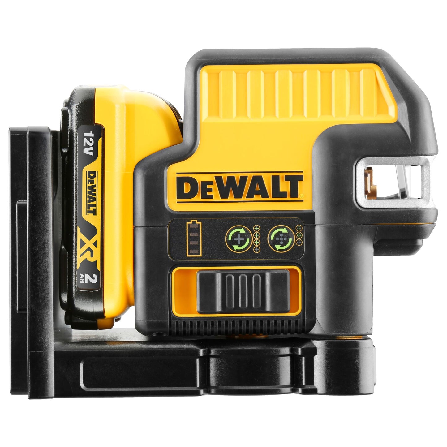 DEWALT DCE0825D1G-QW 12V XR 5 Spot Cross Line Green Laser with 1 x 2.0Ah Lithium Ion battery