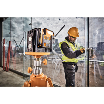 DEWALT DCE0825D1G-QW 12V XR 5 Spot Cross Line Green Laser with 1 x 2.0Ah Lithium Ion battery
