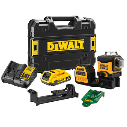 DEWALT DCE089D1G18-QW Laser multilinea con raggio verde batteria 18V classe 2