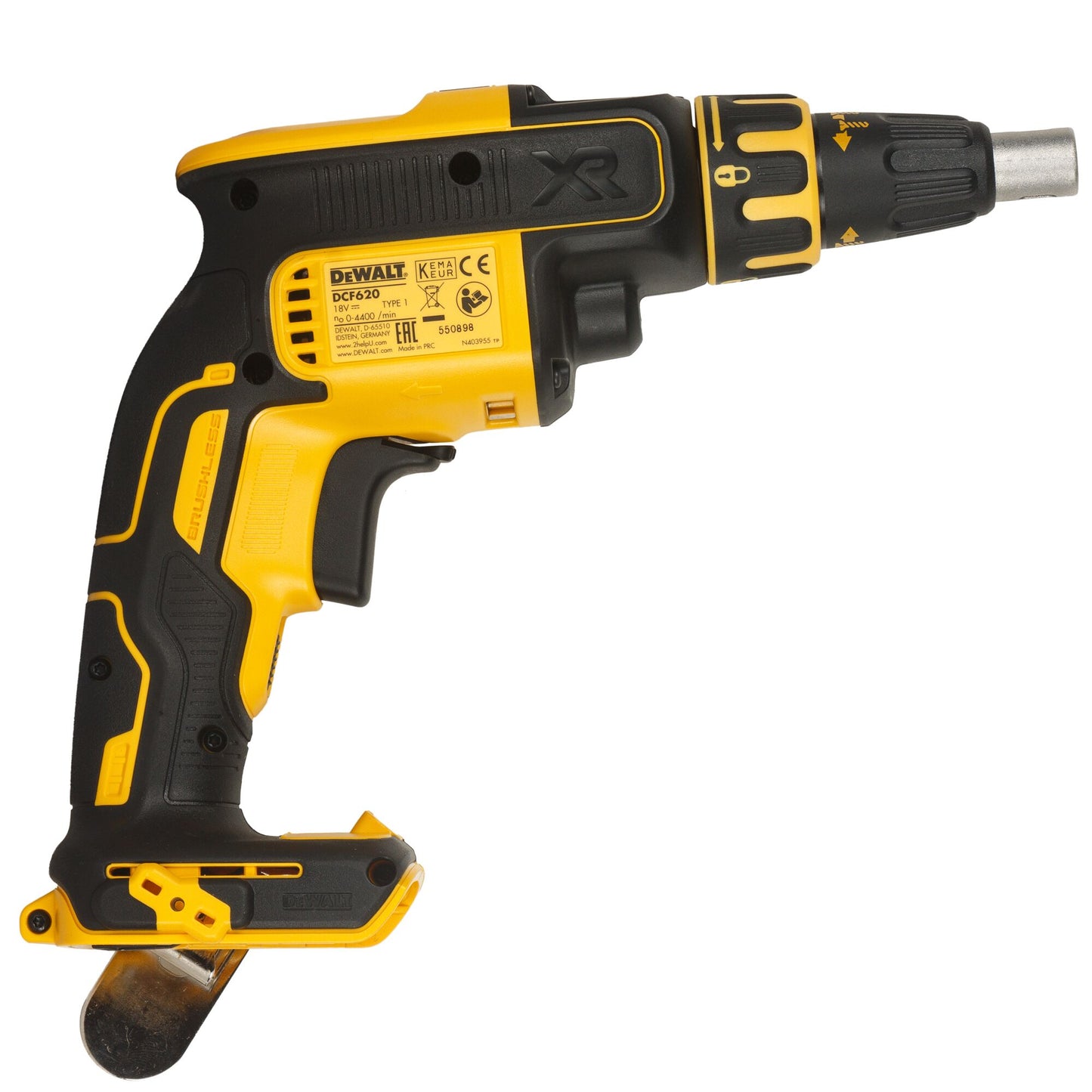 DEWALT DCF620D2K-QW Avvitatore per cartongesso 1/4" 18v 2.0Ah con meccanismo di caricamento