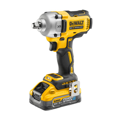 DEWALT DCF891H2T-QW Avvitatore ad impulsi Brushless  1/2" con 2 batterie Powerstack 18V 5.0Ah