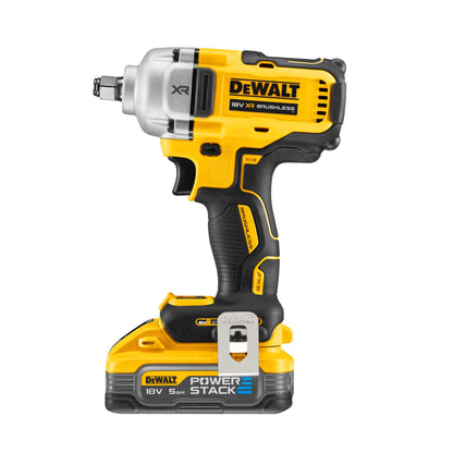 DEWALT DCF891H2T-QW Avvitatore ad impulsi Brushless  1/2" con 2 batterie Powerstack 18V 5.0Ah