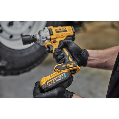 DEWALT DCF891H2T-QW Avvitatore ad impulsi Brushless  1/2" con 2 batterie Powerstack 18V 5.0Ah