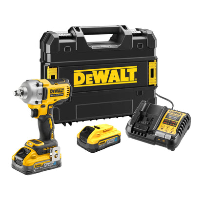 DEWALT DCF891H2T-QW Avvitatore ad impulsi Brushless  1/2" con 2 batterie Powerstack 18V 5.0Ah