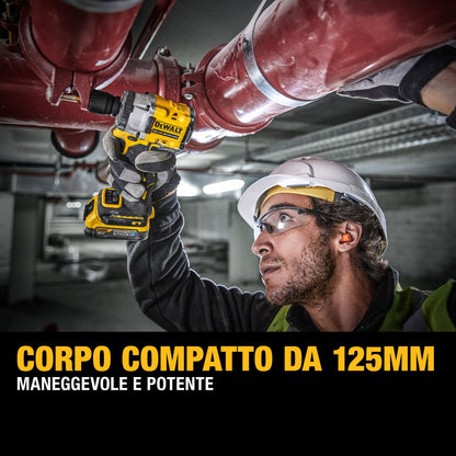DEWALT DCF921E2T-QW Avvitatore ad impulsi compatto 1/2" con 2 batterie 18V Powerstack