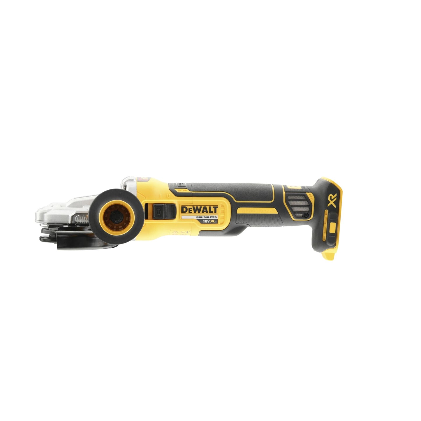 DEWALT DCG405FN-XJ 18 Volt Akku-Flachkopf-Winkelschleifer 125mm, ohne Akkus und Ladegerät, ohne Akkus und Ladegerät