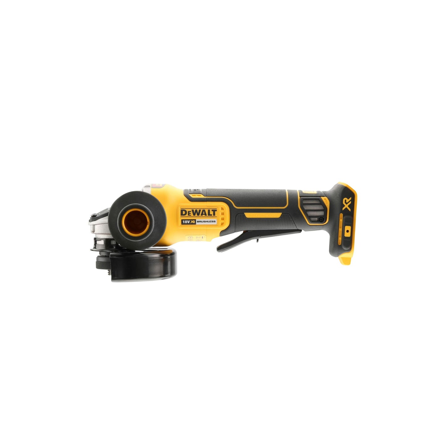 DEWALT DCG406NT-XJ Smerigliatrice angolare Brushless 18V 125mm con interruttore a paletta, senza batteria ne caricabatteria