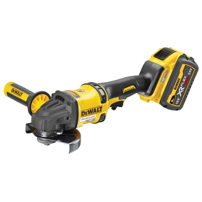 DEWALT DCG418T2-QW 54V XR FLEXVOLT 125mm Angle Grinder with 2 x 6Ah Lithium Ion Batteries