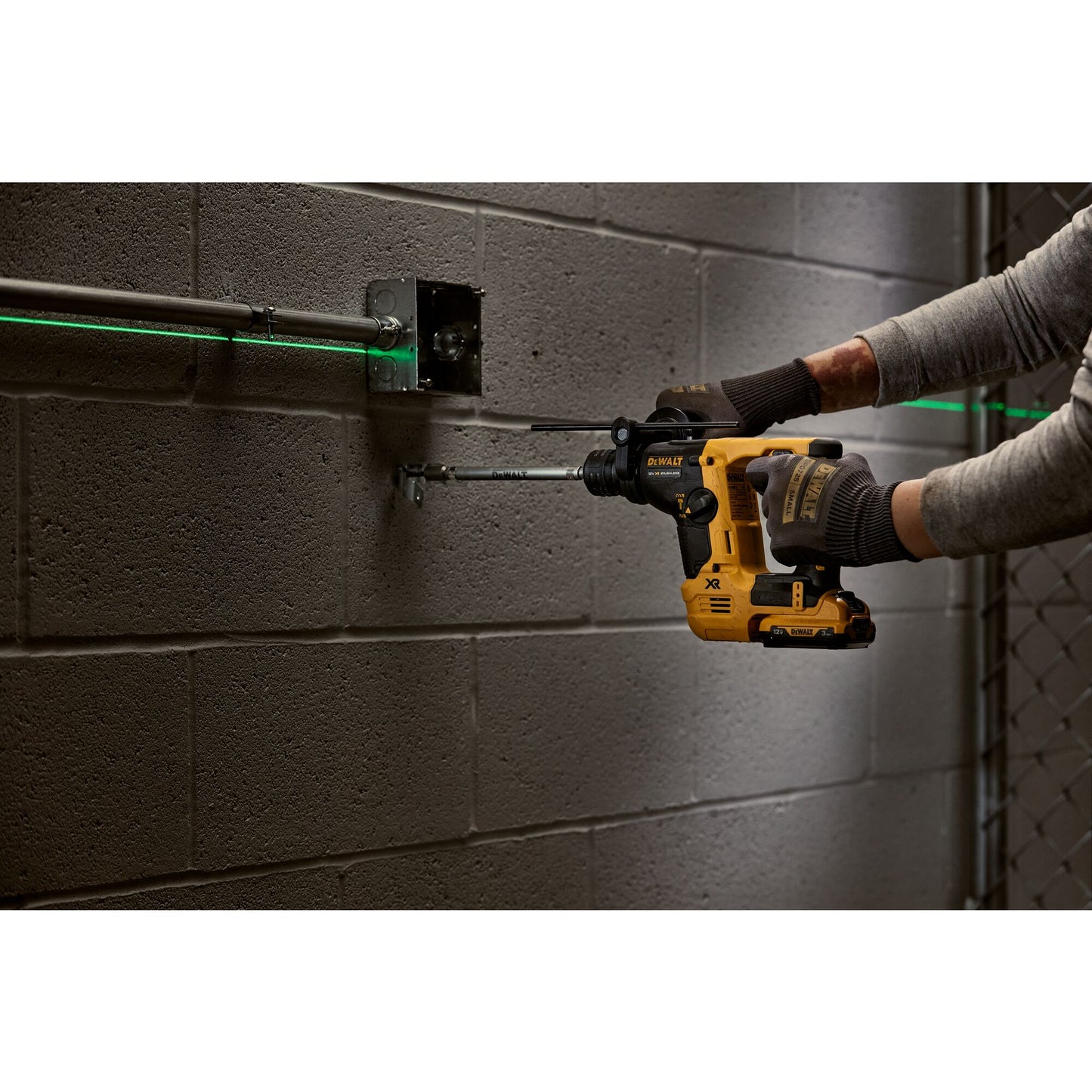 DEWALT DCH072L2-QW Perforateur ultra compacte brushless SDS-Plus 14mm con 2 batteries XR 12V 3.0Ah, 1.1J