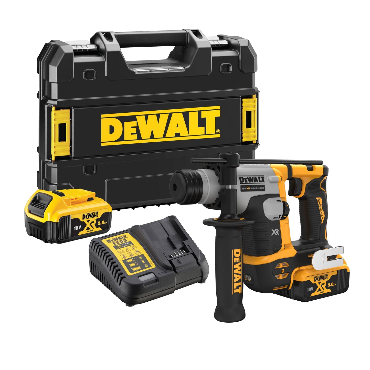 DEWALT DCH172P2-QW Tassellatore a percussione SDS Plus 2 batterie 18V 5.0Ah