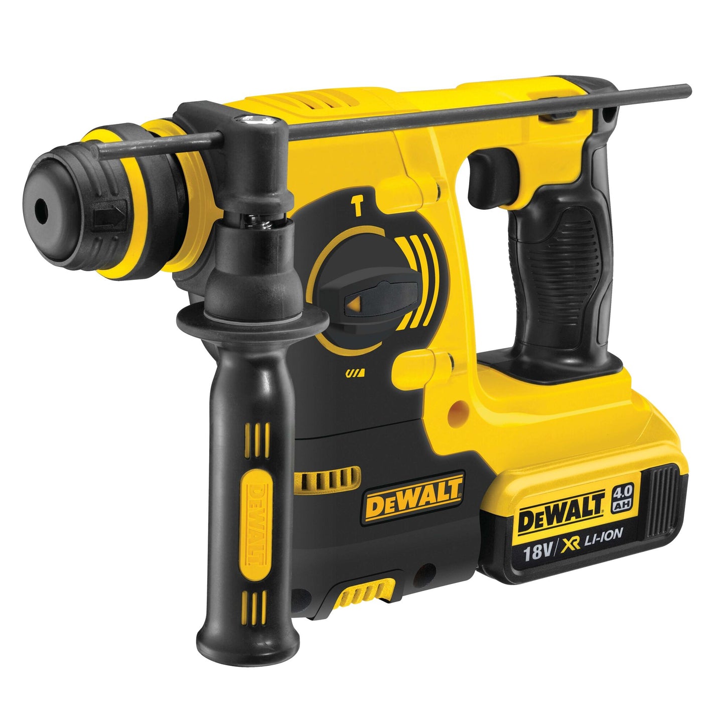 DEWALT DCH253M2-QW 18V XR 24mm SDS-Plus Hammer Drill with 2 X 4Ah Lithium Ion Batteries