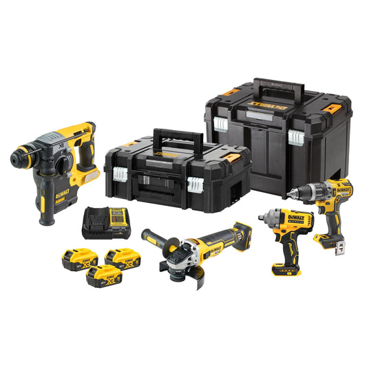 DEWALT DCK428P3T-QW Kit 18V dCD796 + DCH273 + DCF961 + DCG405 + 3 batterie