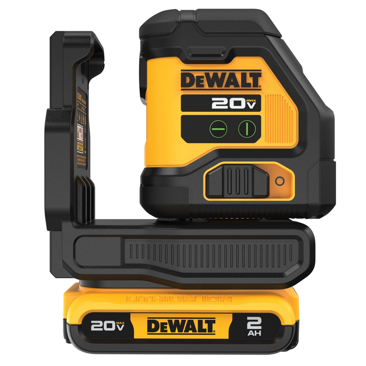 DEWALT DCLE34021D1-QW 18V Green Cross Line Laser with 1 x 2.0Ah Lithium Ion battery