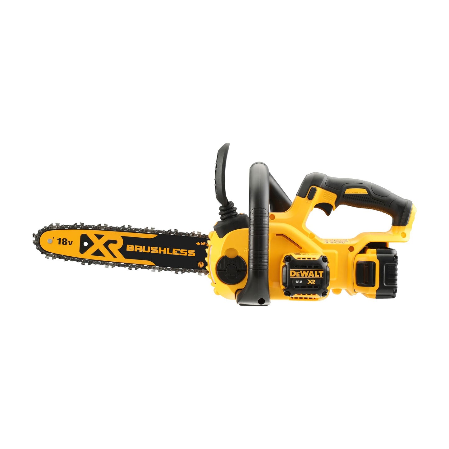 DEWALT DCM565P1-QW 18V XR Brushless 30CM Chainsaw with 1 x 5Ah Lithium Ion Batteries