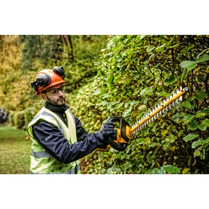 DEWALT DCMPH566P1-QW 18 Volt Akku-Stabheckenschere 55 cm mit 1 Akku 18V 5.0Ah