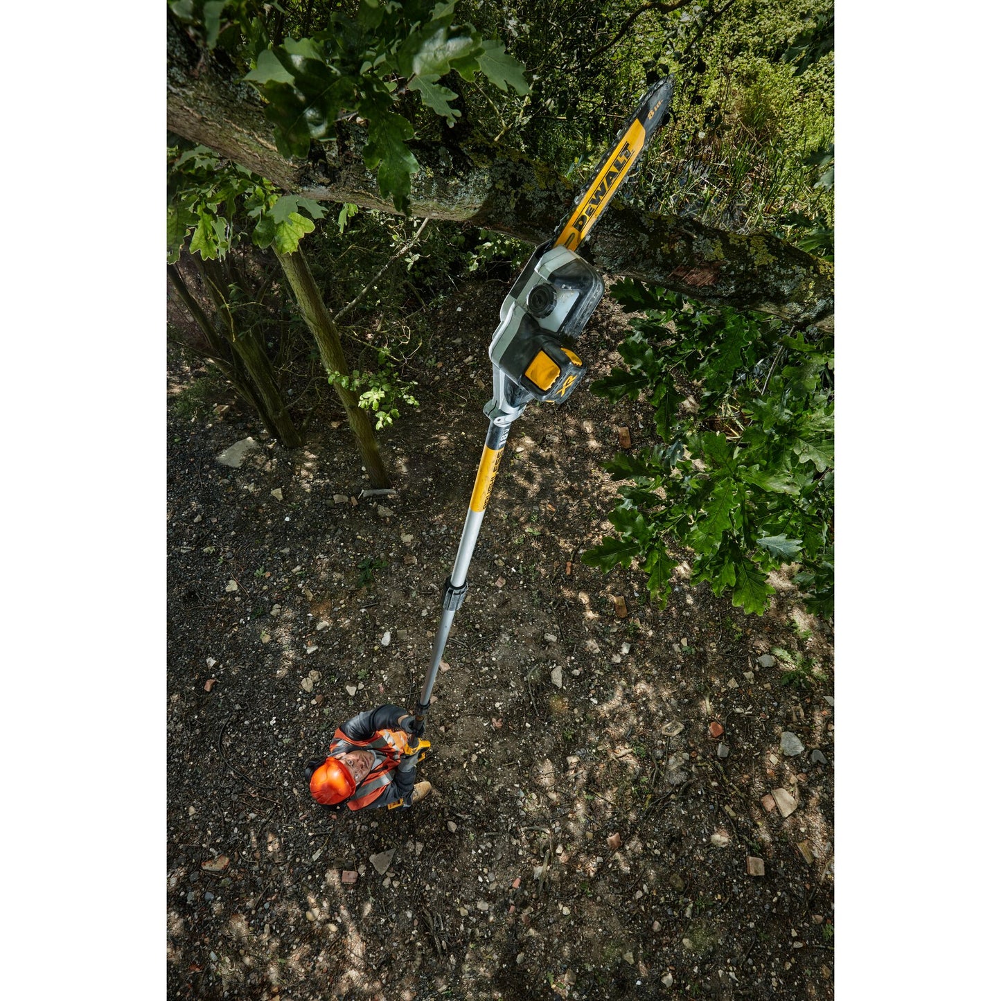 DEWALT DCMPS567P1-QW 18 Volt Akku-Hochentaster (bürstenlos), 1 Akku 18V 5,0Ah