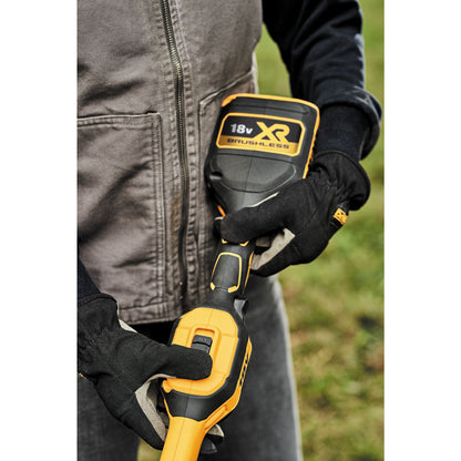 DEWALT DCMST561P1-QW Corta bordes sin escobillas XR 18V mango plegable con 1 batería Li-Ion 5Ah