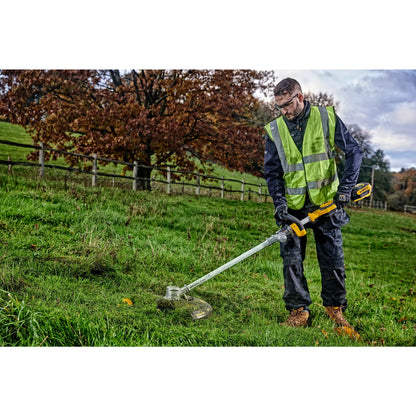 DEWALT DCMST561P1-QW Corta bordes sin escobillas XR 18V mango plegable con 1 batería Li-Ion 5Ah