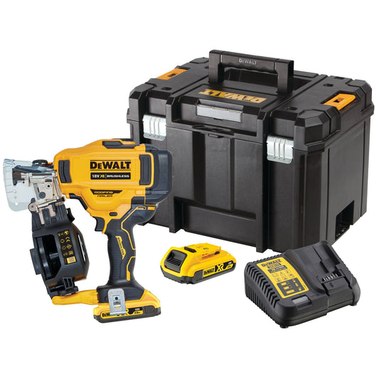 DEWALT DCN45RND2-QW Chiodatrice per tetti e manutenzione generale con 2 batterie XR 18V 2.0Ah