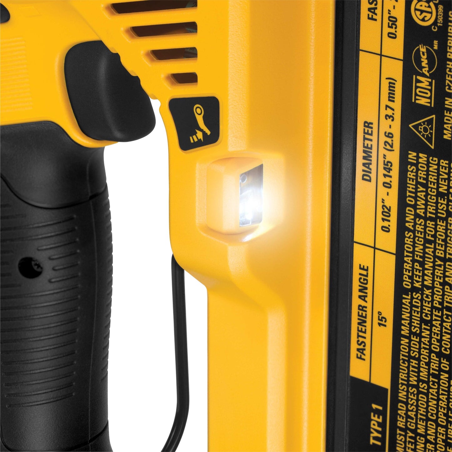 DEWALT DCN890N-XJ Cloueur béton/acier XR 18V brushless sans batterie ni chargeur