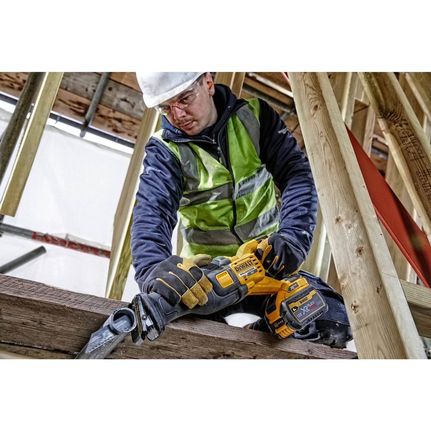 DEWALT DCS389T2-QW Sega universale  2 batterie 18/54V XR Flexvolt 6.0Ah