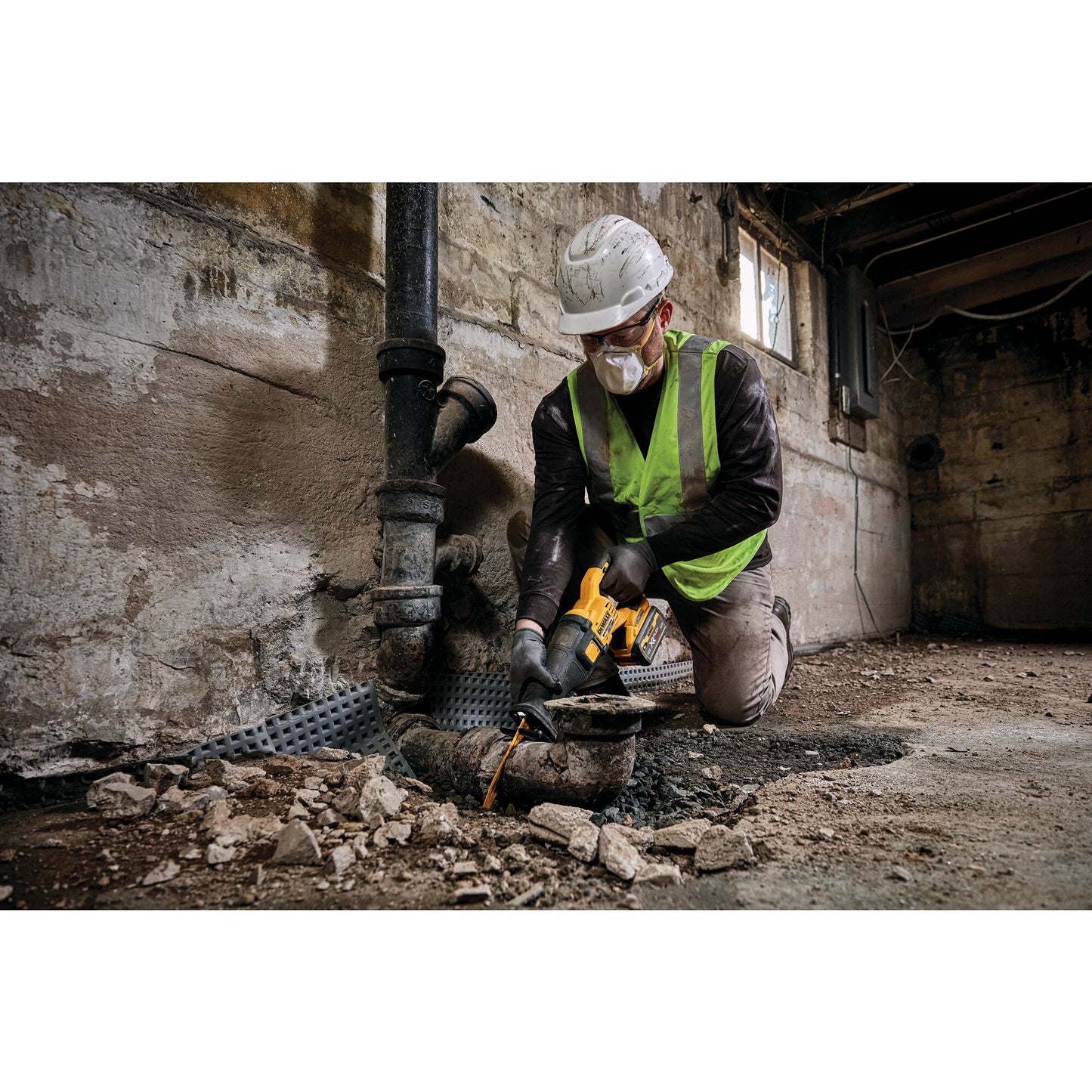 DEWALT DCS389T2-QW Sega universale  2 batterie 18/54V XR Flexvolt 6.0Ah