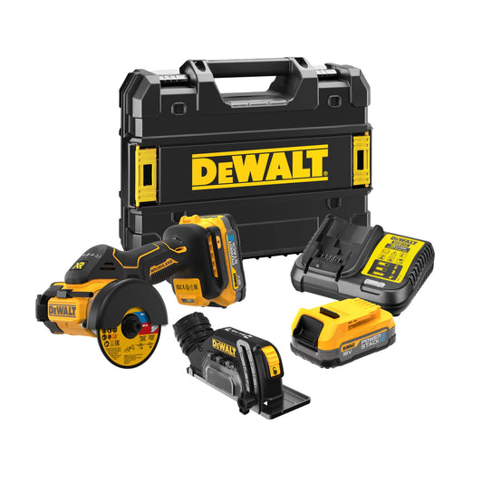 DEWALT DCS438E2T-QW Minitroncatrice brushless 2 batterie 18V Powerstack