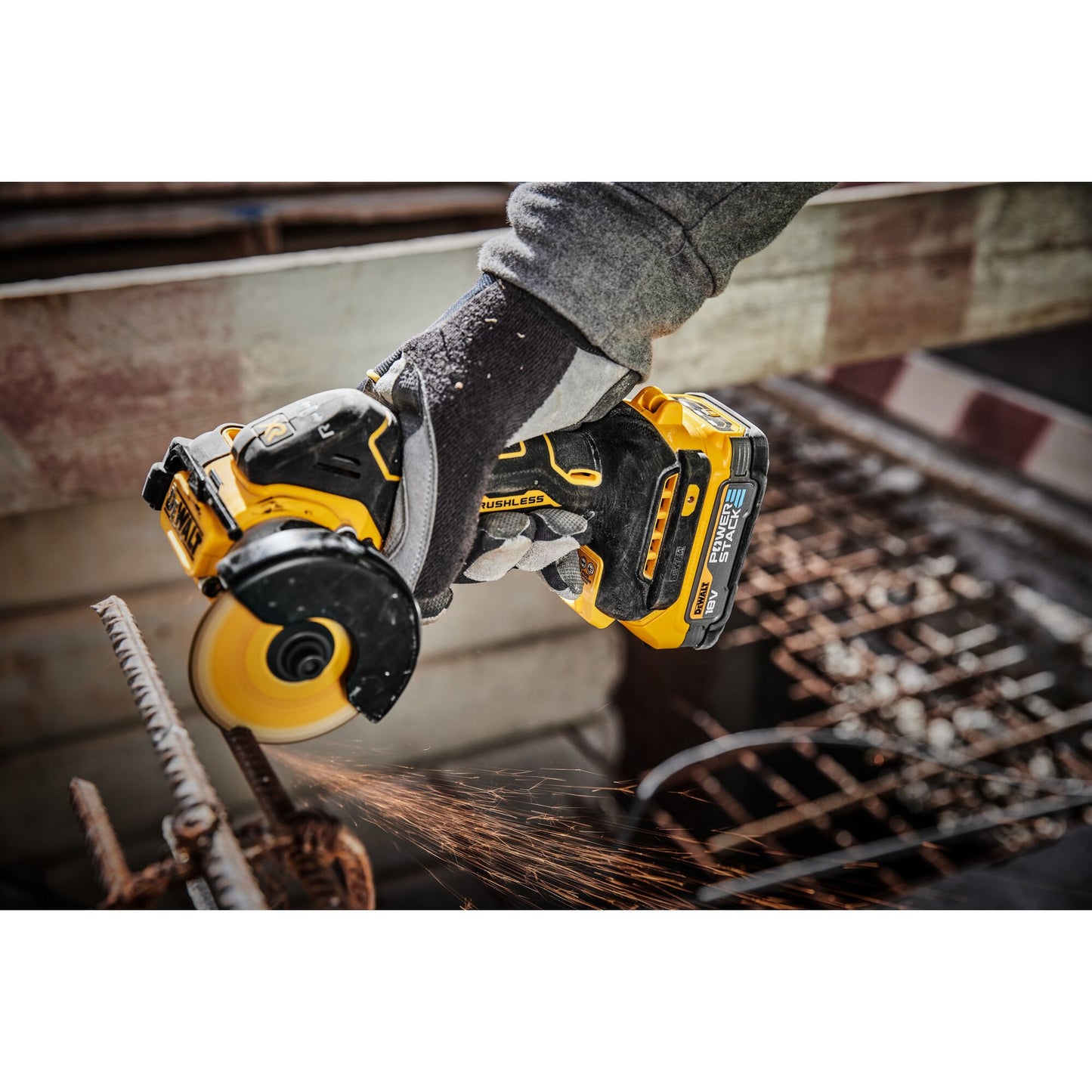 DEWALT DCS438E2T-QW Minitroncatrice brushless 2 batterie 18V Powerstack
