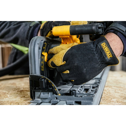 DEWALT DCS520T2R-QW Scie plongeante avec 2 batteries XR 54V 6.0Ah + rail de guidage 1.5m