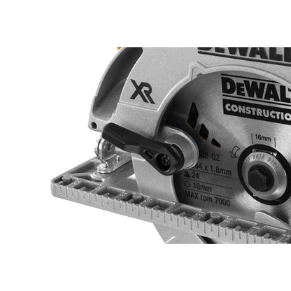 DEWALT DCS572NT-XJ Sega Circolare 18V , Ø lama/foro 184/16 mm senza batteria ne caricabatteria