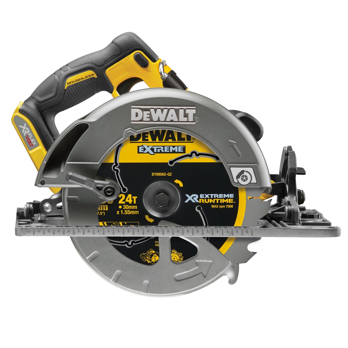 DEWALT DCS579NT-XJ Sega circolare 54v xr Flexvolt, senza batterie e cariabatterie