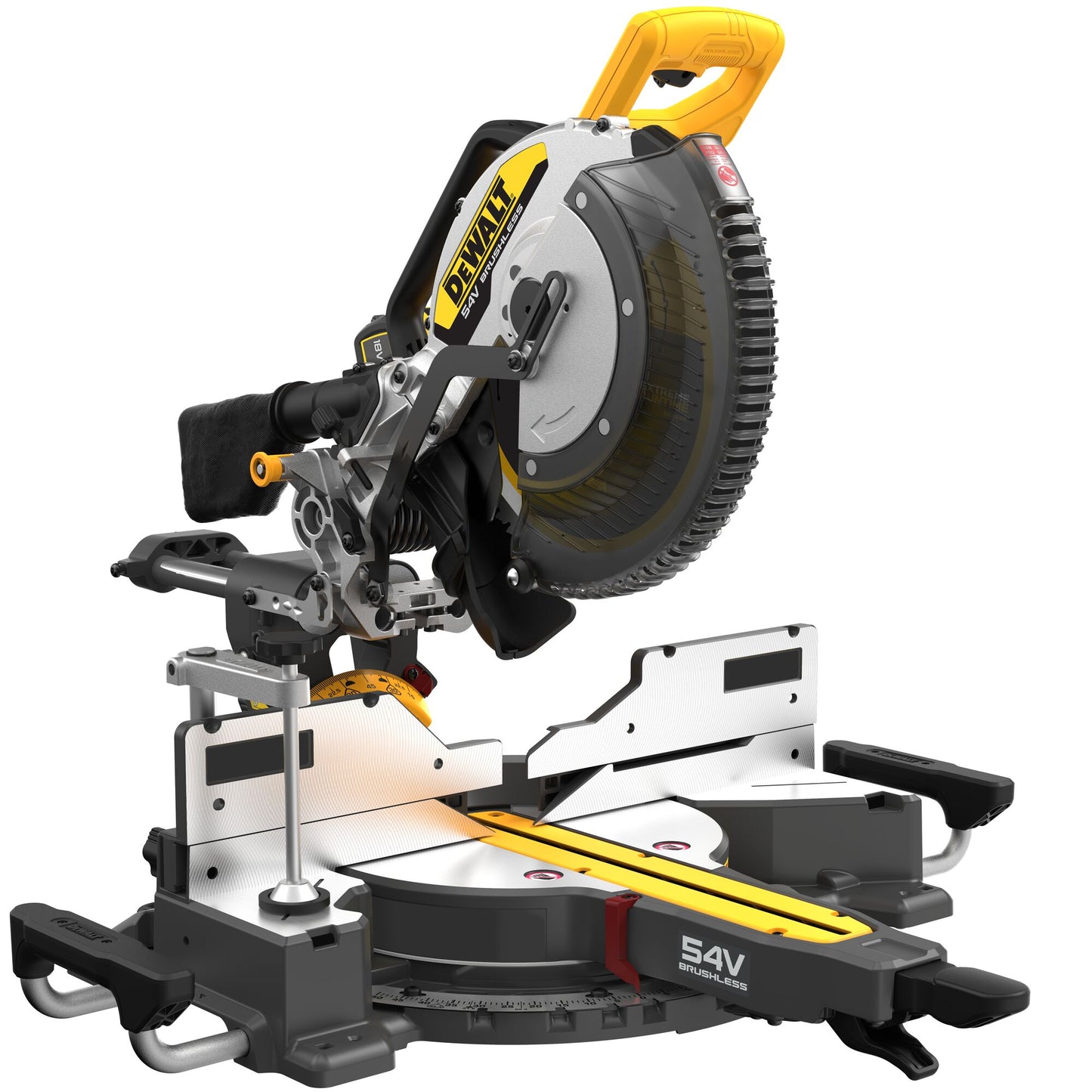DEWALT DCS781X2-QW Troncatrice radiale 305 mm doppia inclinazione 2 batterie Flexvolt 18/54V 9.0Ah