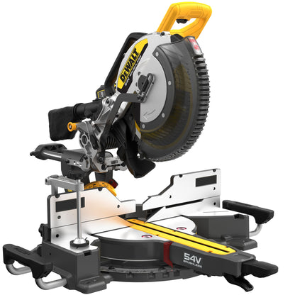 DEWALT DCS781X2-QW Troncatrice radiale 305 mm doppia inclinazione 2 batterie Flexvolt 18/54V 9.0Ah