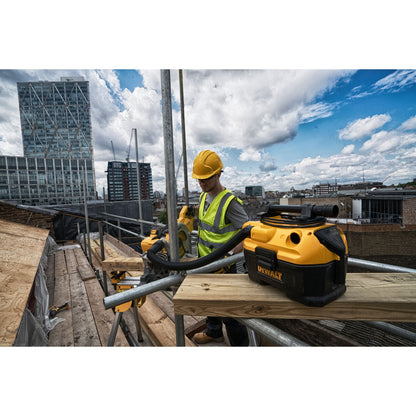 DEWALT DCV584L-QW Aspirador sólidos y líquidos XR 18V-14,4V Li-Ion Clase L sin cargador/batería
