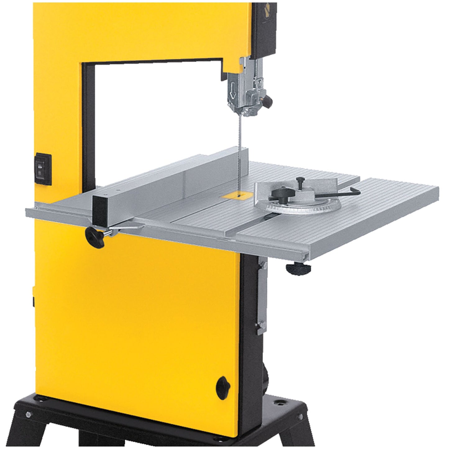 DEWALT DW876-QS Sierra de cinta 1000W altura corte. Mesa 500x500mm