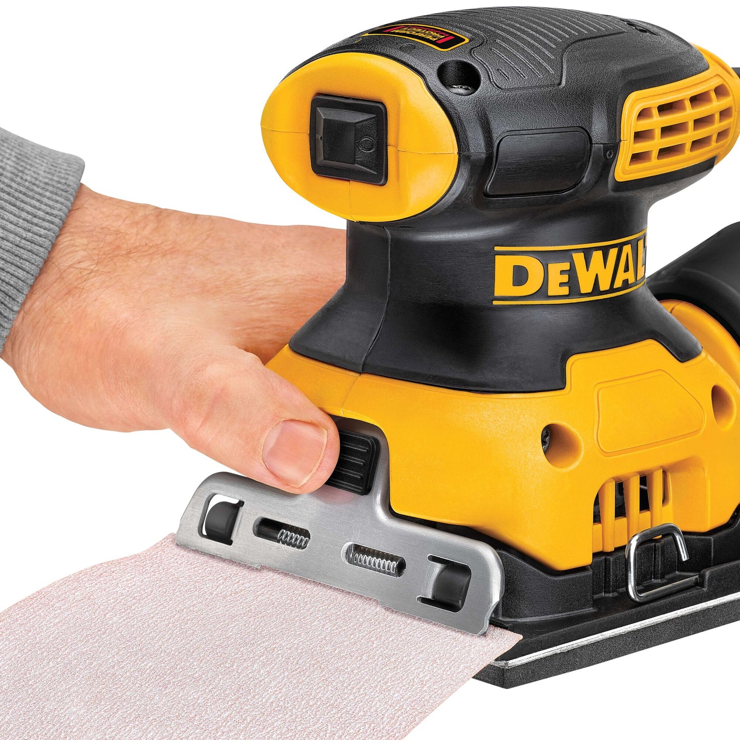 DEWALT DWE6411-QS Levigatrice orbitale ¼ foglio 230W