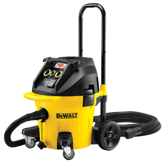 DEWALT DWV902M-QS Aspiratore solidi/liquidi Lt.38 1400W classe M
