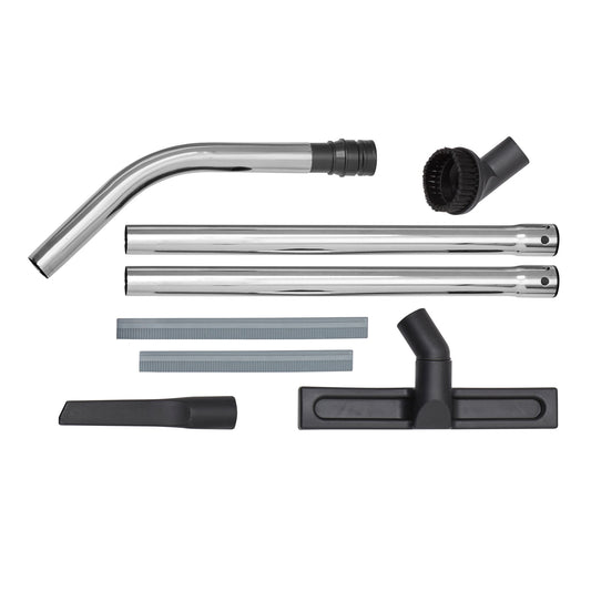 DEWALT DWV9350-XJ Kit pulizia pavimenti (2 tubi in metallo, bocchetta per fessure, spazzola per pavimenti)