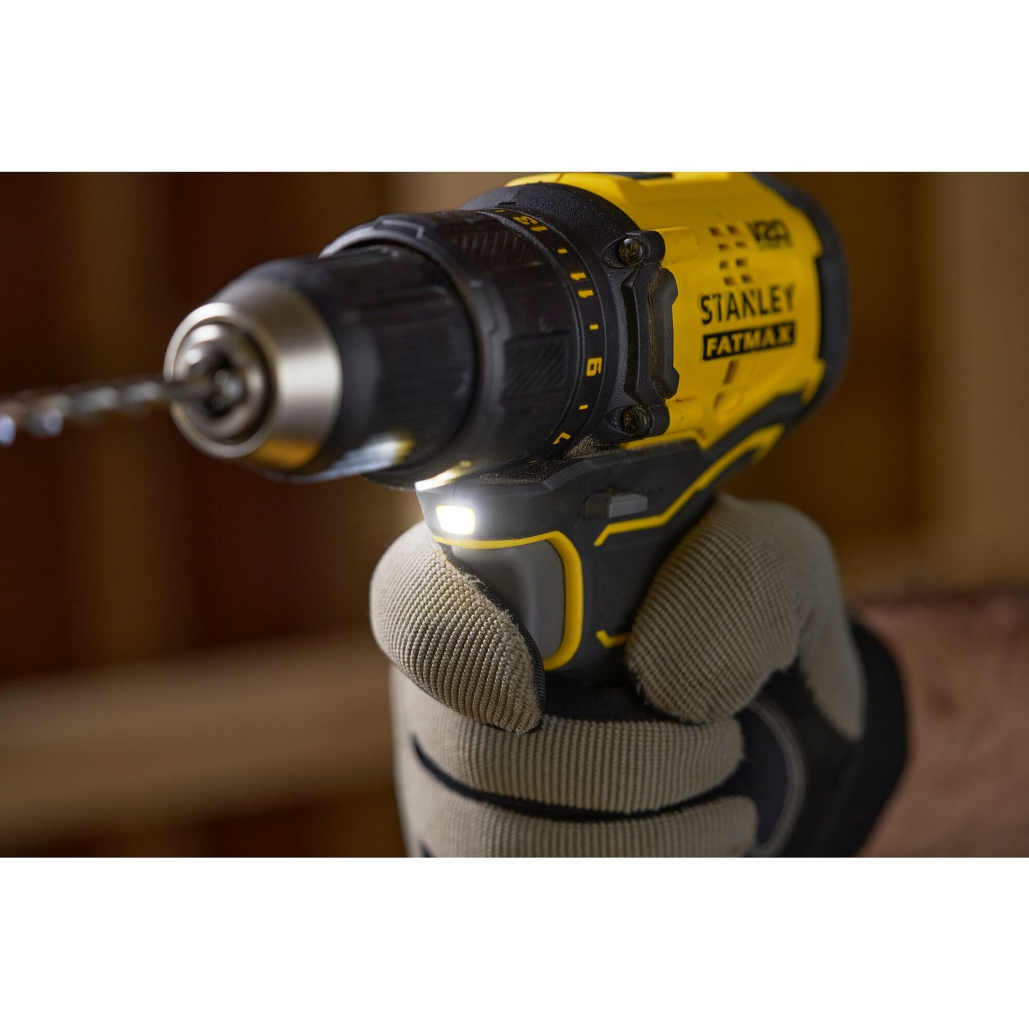 STANLEY FATMAX SFMCD710C2K-QW V20 Cordless Brushless Drill Driver with 2 x 1.5Ah Lithium Ion Batteries and Kit Box