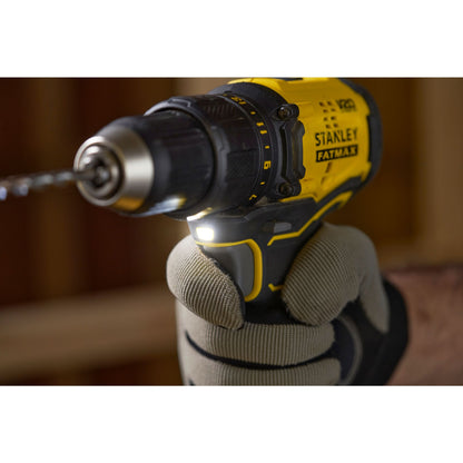 STANLEY FATMAX SFMCD720D2K-QW Taladro atornillador brushless V20 li-ion 18V con 2 baterias 2.0Ah, cargador 1,25A y maletí